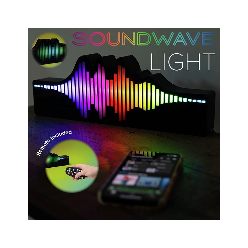 SOUNDWAVE LED LIGHT LAMPADA FIZZ CREATIONS