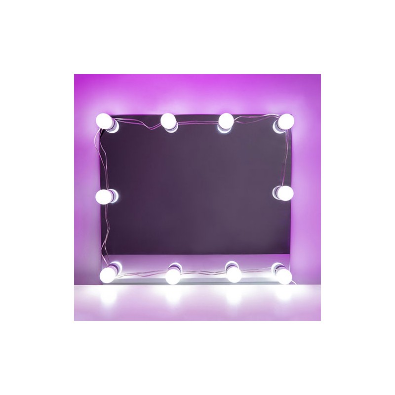 HOLLYWOOD VANITY LIGHTS LUCI A CORDA FIZZ CREATIONS