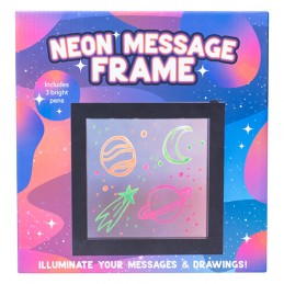 NEON EFFECT MESSAGE FRAME LAVAGNA FIZZ CREATIONS