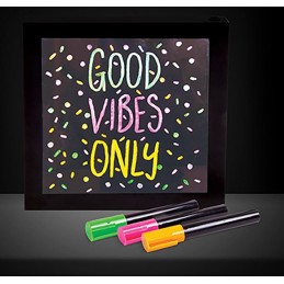 NEON EFFECT MESSAGE FRAME LAVAGNA FIZZ CREATIONS