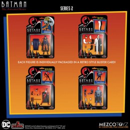 MEZCO TOYS BATMAN THE ANIMATED SERIES 2 5 POINTS SET 4X ACTION FIGURE