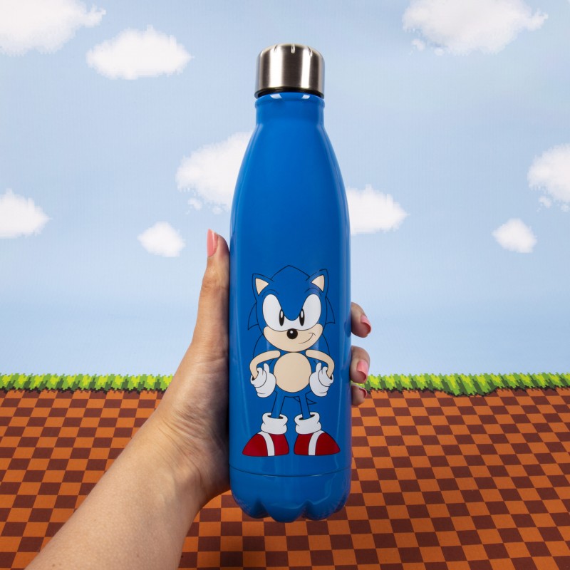 FIZZ CREATIONS SONIC THE HEDGEHOG METAL BOTTLE 500ML