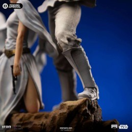 STAR WARS LUKE AND LEIA ART SCALE DELUXE 1/10 STATUA FIGURE IRON STUDIOS