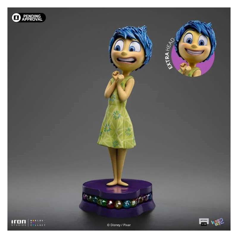 INSIDE OUT 2 JOY ART SCALE 1/10 STATUA FIGURE IRON STUDIOS