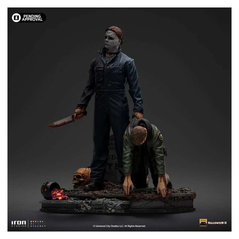 HALLOWEEN MICHAEL MYERS ART SCALE DELUXE 1/10 STATUA FIGURE IRON STUDIOS