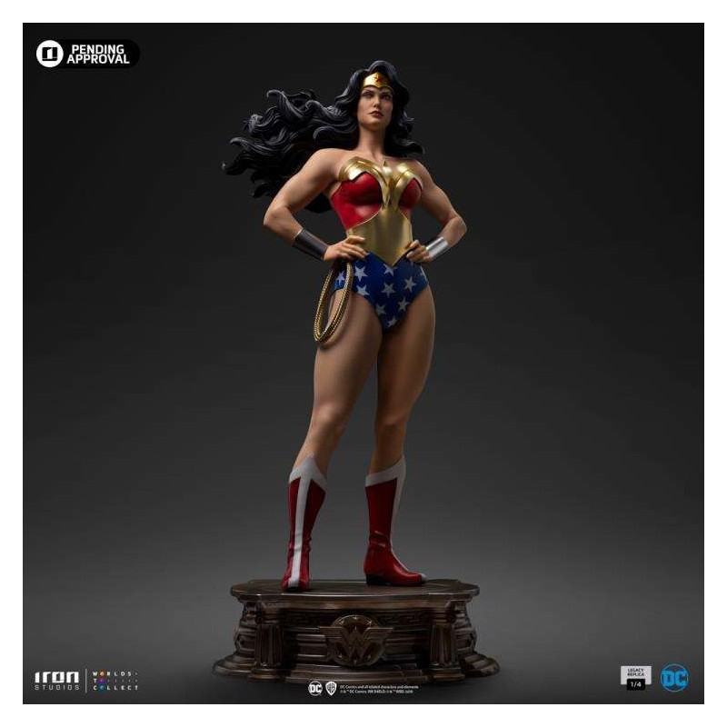 WONDER WOMAN DC TRINITY LEGACY REPLICA 1/4 STATUA FIGURE IRON STUDIOS