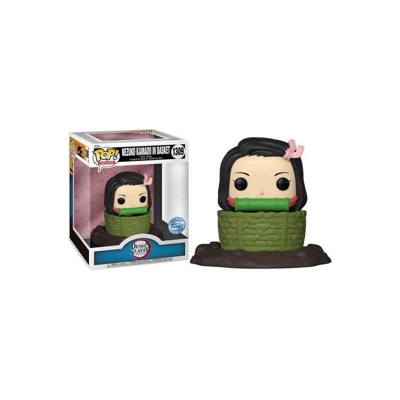 FUNKO POP! DEMON SLAYER NEZUKO KAMADO IN BASKET BOBBLE HEAD FIGURE FUNKO