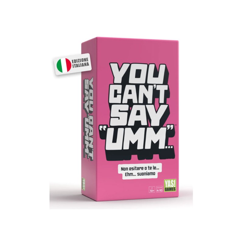 YAS! GAMES YOU CANT SAY UMM ITALIAN BOARDGAME