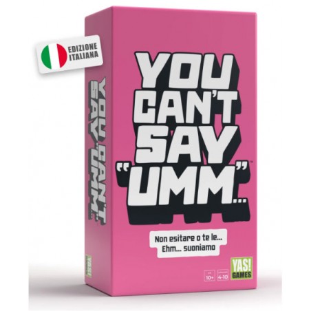 YOU CANT SAY UMM ITALIAN BOARDGAME