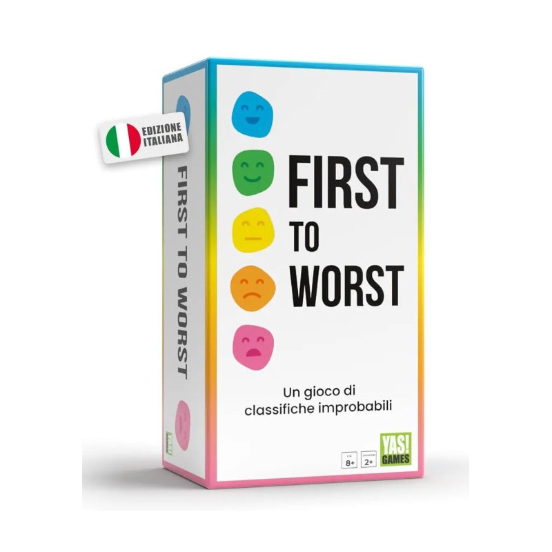 FIRST TO WORST - GIOCO DA TAVOLO ITALIANO YAS! GAMES