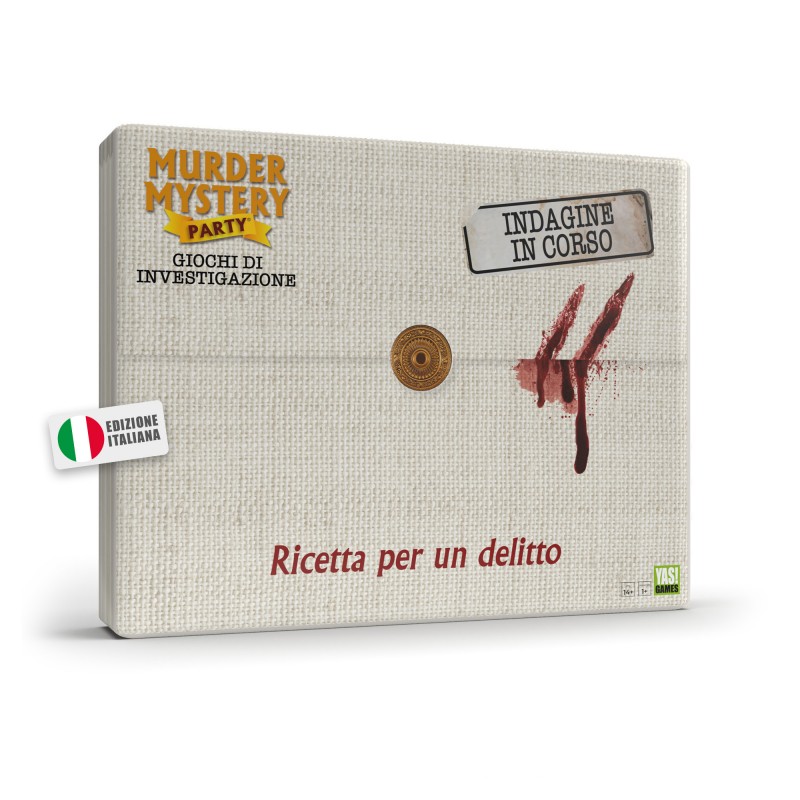 MURDER MYSTERY RICETTA PER UN DELITTO - GIOCO DA TAVOLO ITALIANO YAS! GAMES