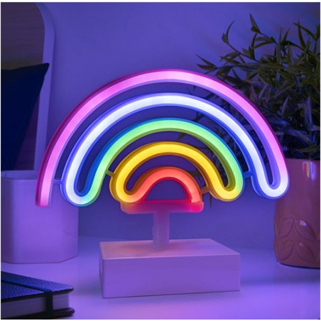 RAINBOW LED NEON LIGHT LAMPADA