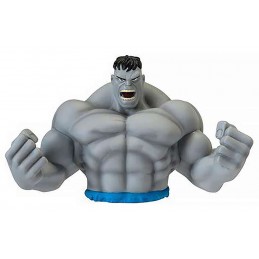 MONOGRAM MARVEL COMICS GREY HULK PVC BUST BANK