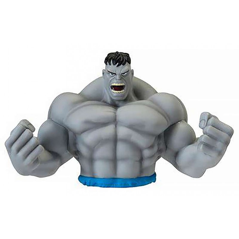 MARVEL COMICS GREY HULK BUST BANK SALVADANAIO MONOGRAM