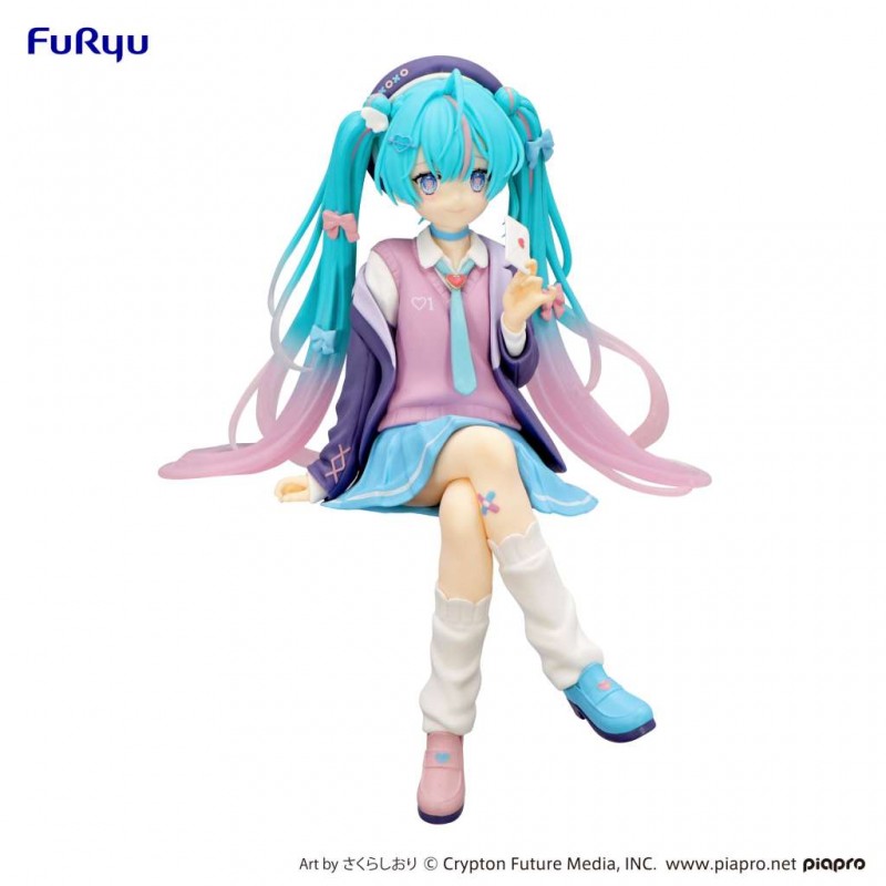 FURYU HATSUNE MIKU LOVE BLAZER NAVY NOODLE STOPPER FIGURE STATUE