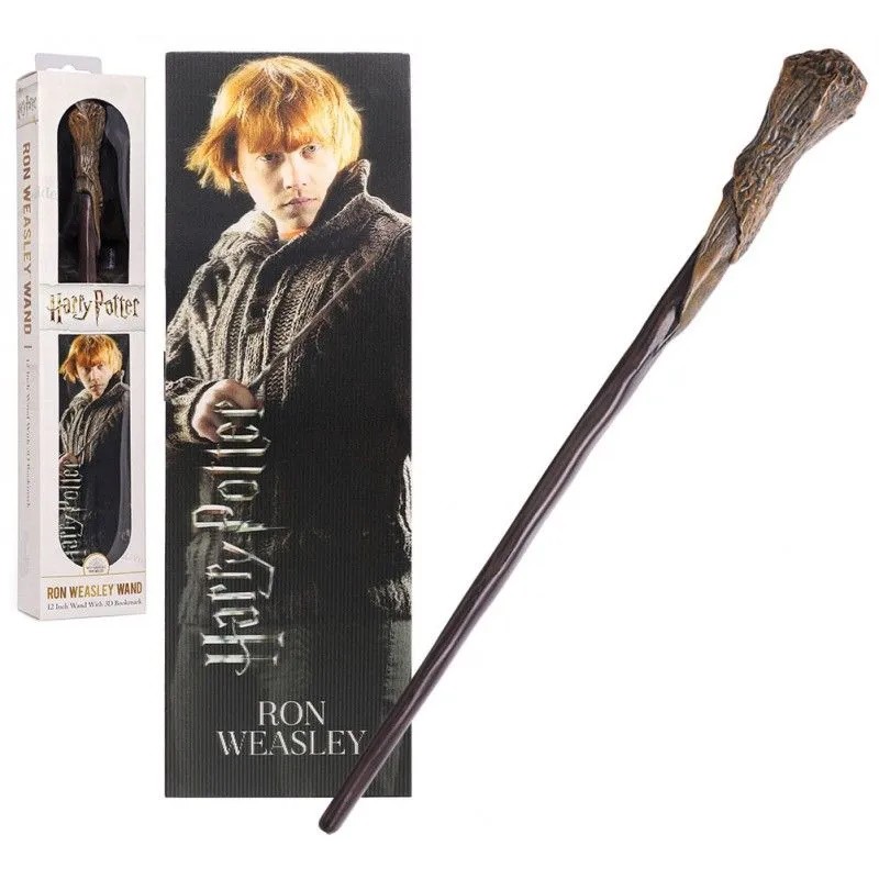 HARRY POTTER RON WEASLEY BACCHETTA PVC WAND REPLICA NOBLE COLLECTIONS