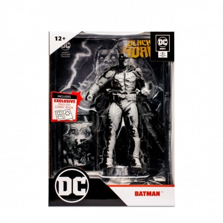 DC BLACK ADAM PAGE PUNCHERS BATMAN BLACK AND WHITE ACTION FIGURE