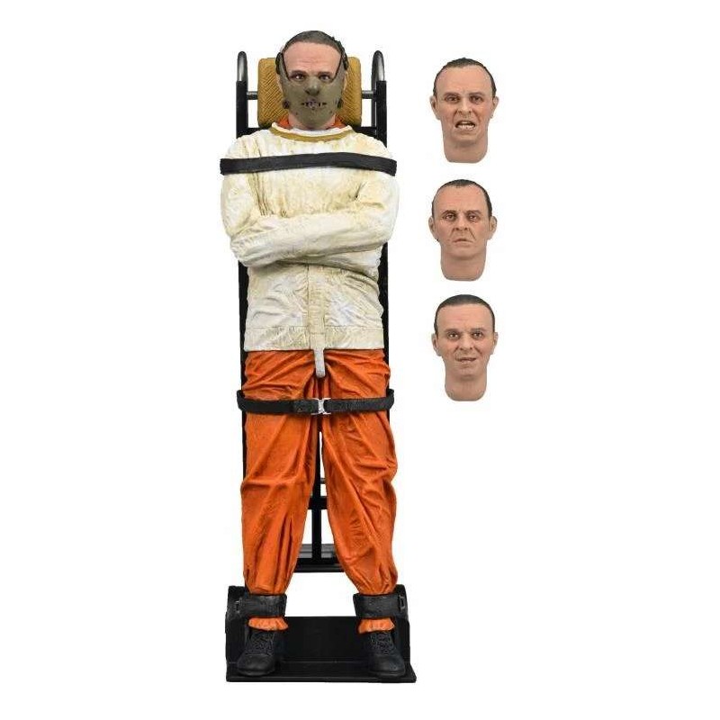 NECA THE SILENCE OF THE LAMBS HANNIBAL LECTER MASKED ACTION FIGURE