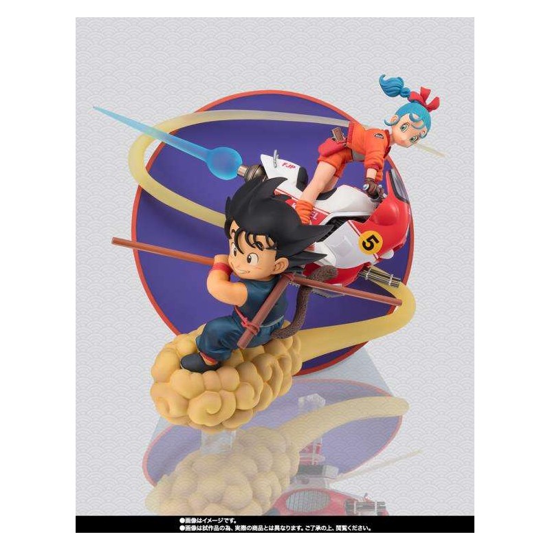 DRAGON BALL SON GOKU & BULMA FIGUARTS ZERO STATUA FIGURE BANDAI