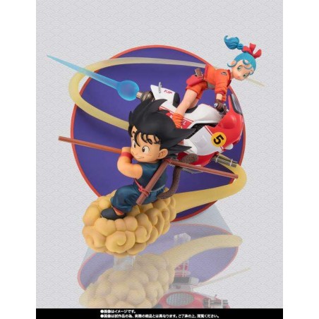 DRAGON BALL SON GOKU & BULMA FIGUARTS ZERO STATUA FIGURE