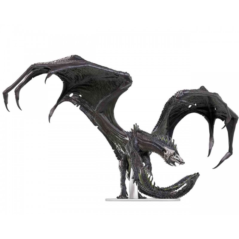 D&D ICONS OF THE REALMS ADULT BLACK DRAGON CORRUPTOR MINIATURE FIGURE WIZKIDS