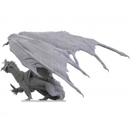 WIZKIDS DUNGEONS & DRAGONS ADULT RED DRAGON TYRANT UNPAINTED ICONS OF THE REALMS MINIATURE FIGURE