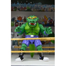 NECA TEENAGE MUTANT NINJA TURTLES ARCHIE COMICS STUMP WRESTLING LEATHERHEAD ACTION FIGURE