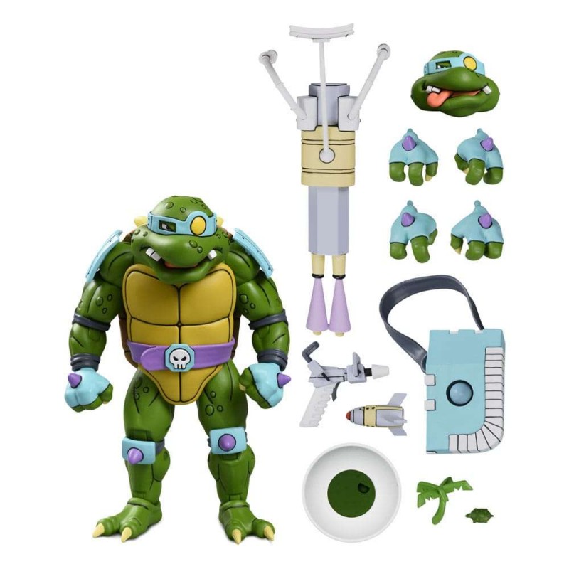 NECA TEENAGE MUTANT NINJA TURTLES CARTOON VERSION ULTIMATE SLASH ACTION FIGURE