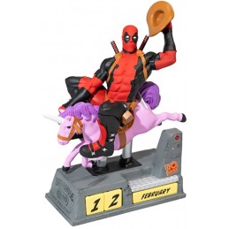 DEADPOOL UNICORN CALENDARIO PERPETUO FIGURE DIORAMA GRUPO ERIK