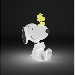 GRUPO ERIK PEANUTS SNOOPY AND WOODSTOCK DECORATIVE LAMP 27CM