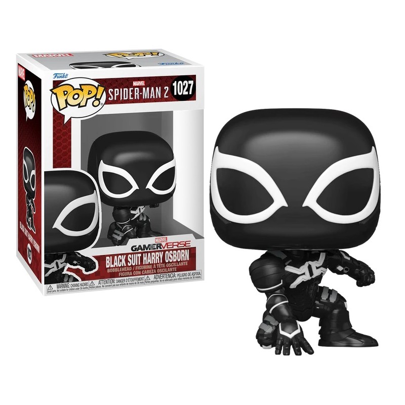 FUNKO FUNKO POP! SPIDER-MAN 2 GAMERVERSE BLACK SUIT HARRY OSBORN BOBBLE HEAD FIGURE