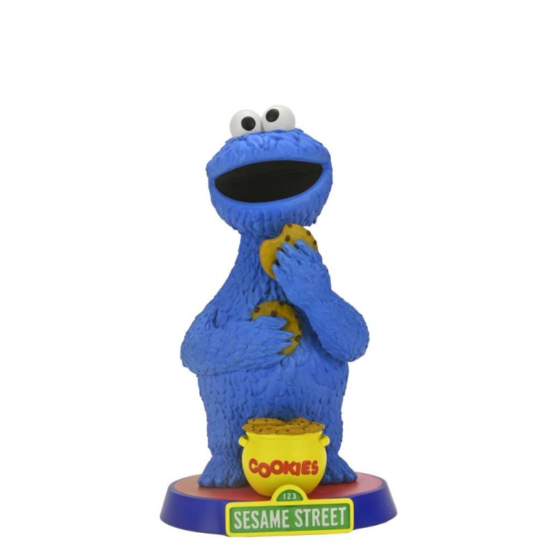 SESAME STREET COOKIE MONSTER HEADKNOCKER BOBBLE HEAD FIGURE NECA