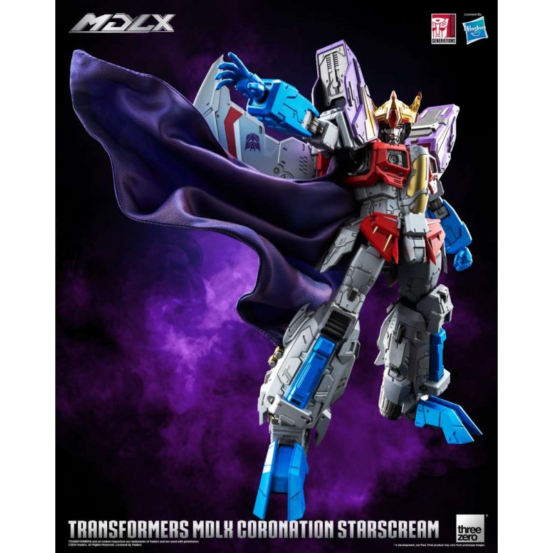 THREEZERO TRANSFORMERS MDLX CORONATION STARSCREAM 20CM ACTION FIGURE