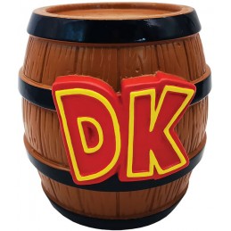 PYRAMID INTERNATIONAL DONKEY KONG DK BARREL SHAPED MONEY BANK