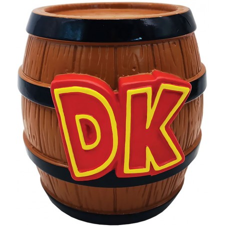 DONKEY KONG DK BARREL SHAPED MONEY BANK