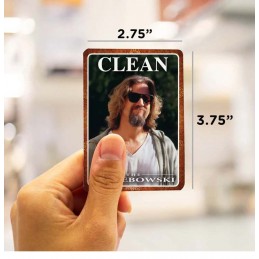 AQUARIUS ENT THE BIG LEBOWSKI DOUBLE SIDE MAGNET