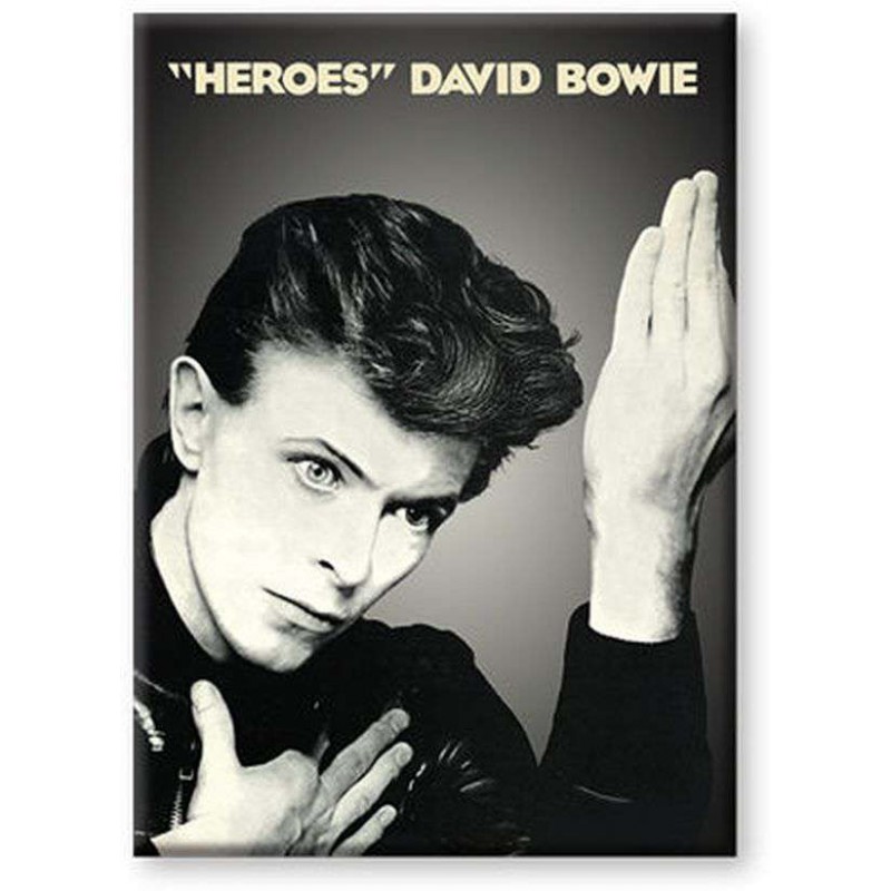 AQUARIUS ENT DAVID BOWIE HEROES MAGNET