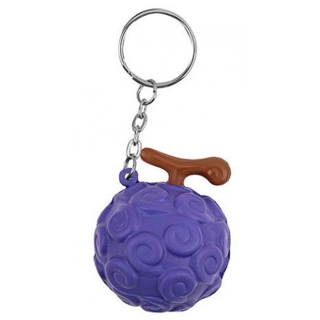 ONE PIECE GUM GUM FRUIT SQUISHY KEYCHAIN