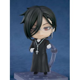 GOOD SMILE COMPANY BLACK BUTLER SEBASTIAN MICHAELIS SAPPHIRE OWL VERSION NENDOROID SERIES ACTION FIGURE