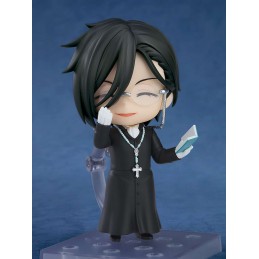 GOOD SMILE COMPANY BLACK BUTLER SEBASTIAN MICHAELIS SAPPHIRE OWL VERSION NENDOROID SERIES ACTION FIGURE