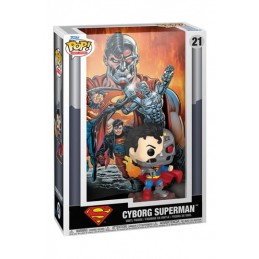 FUNKO POP! COMIC COVERS CYBORG SUPERMAN BOBBLE HEAD FIGURE FUNKO