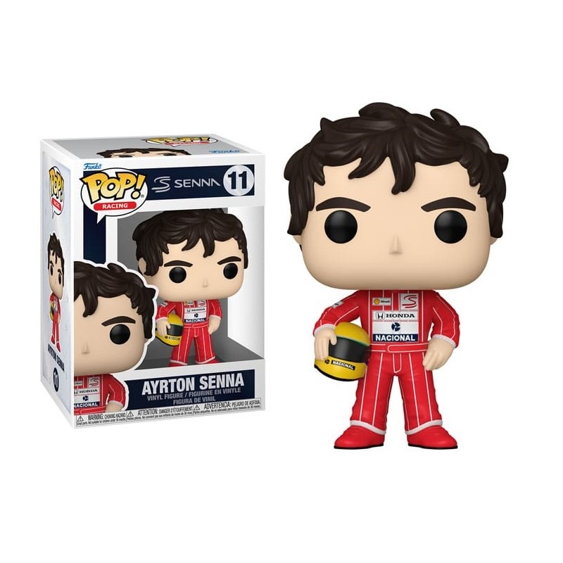 FUNKO POP! FORMULA 1 AYRTON SENNA BOBBLE HEAD FIGURE FUNKO