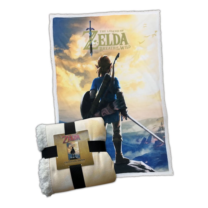 THE LEGEND OF ZELDA BREATH OF THE WILD COPERTA IN PILE SHERPA 100X150CM LYO