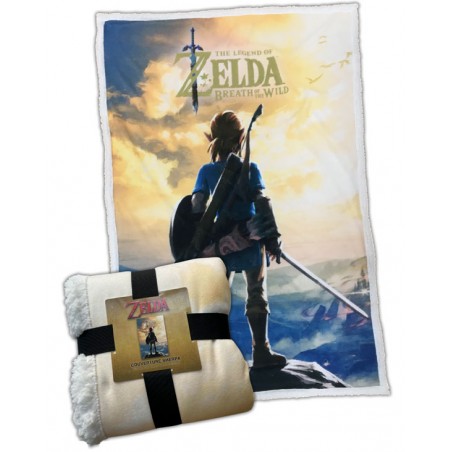 THE LEGEND OF ZELDA BREATH OF THE WILD FLEECE SHERPA BLANKET 100X150CM