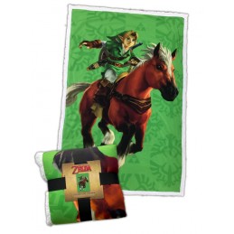 LYO THE LEGEND OF ZELDA LINK AND EPONA FLEECE SHERPA BLANKET 100X150CM