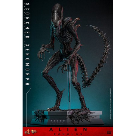 ALIEN ROMULUS MOVIE MASTERPIECE SCORCHED XENOMORPH ACTION FIGURE