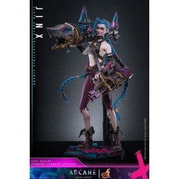 ARCANE LEAGUE OF LEGENDS JINX SCALE COLLECTIBLE ACTION FIGURE HOT TOYS