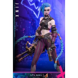 HOT TOYS ARCANE LEAGUE OF LEGENDS JINX SCALE COLLECTIBLE 1/6 27CM ACTION FIGURE