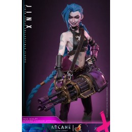 HOT TOYS ARCANE LEAGUE OF LEGENDS JINX SCALE COLLECTIBLE 1/6 27CM ACTION FIGURE