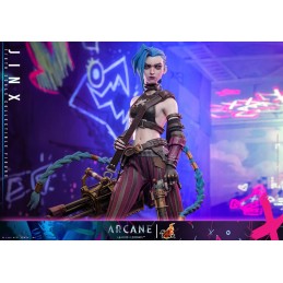 HOT TOYS ARCANE LEAGUE OF LEGENDS JINX SCALE COLLECTIBLE 1/6 27CM ACTION FIGURE